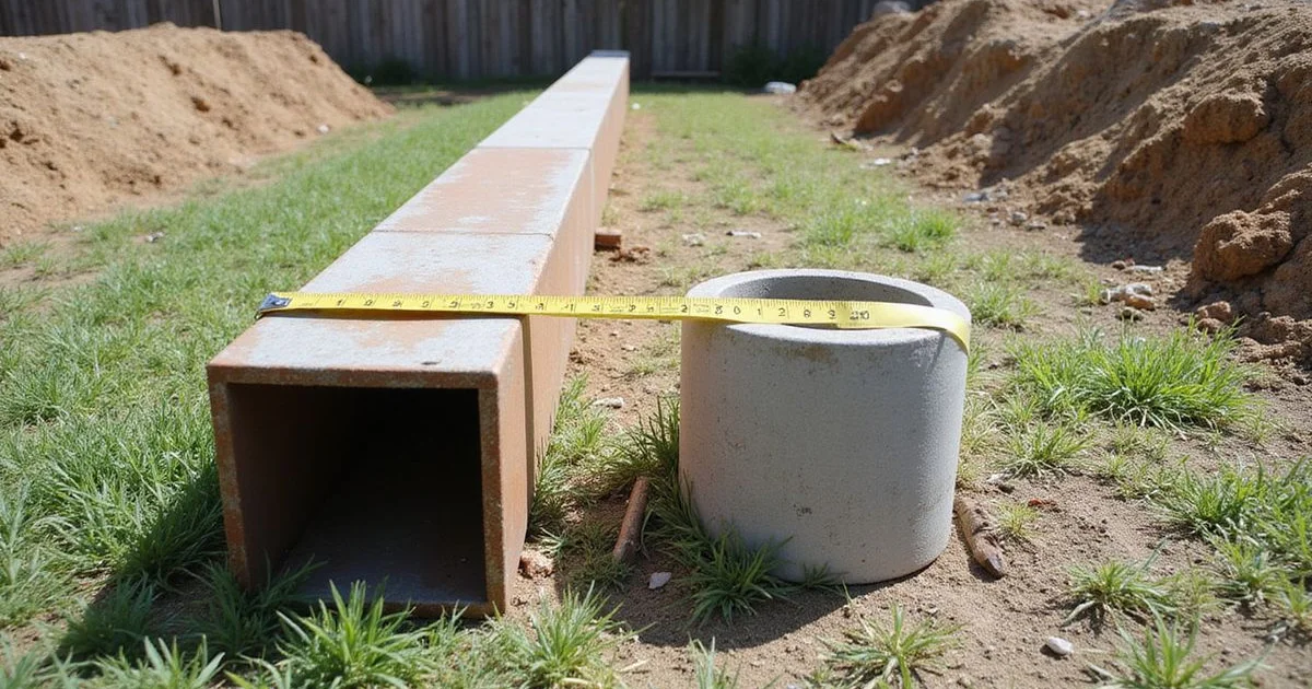 Steel pier and concrete pier side by side at a Houston job site